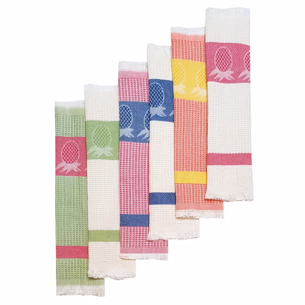 دستمال نظافت خانه و آشپزخانه نخ ماییلدا مدل 5399 بسته 6 عددی