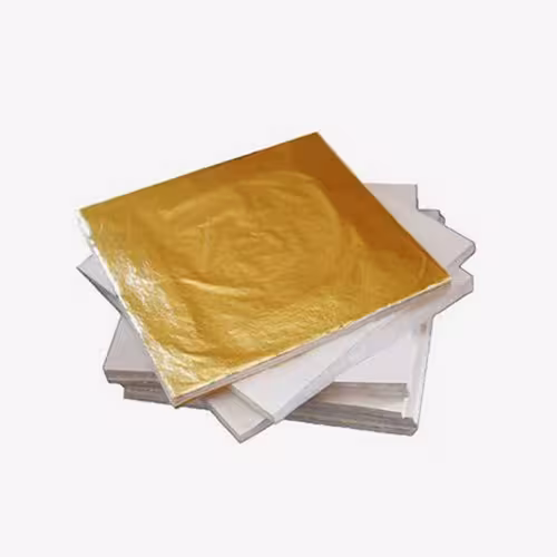 ورق طلا مدل اشرفي پوستي‌دار 100برگ