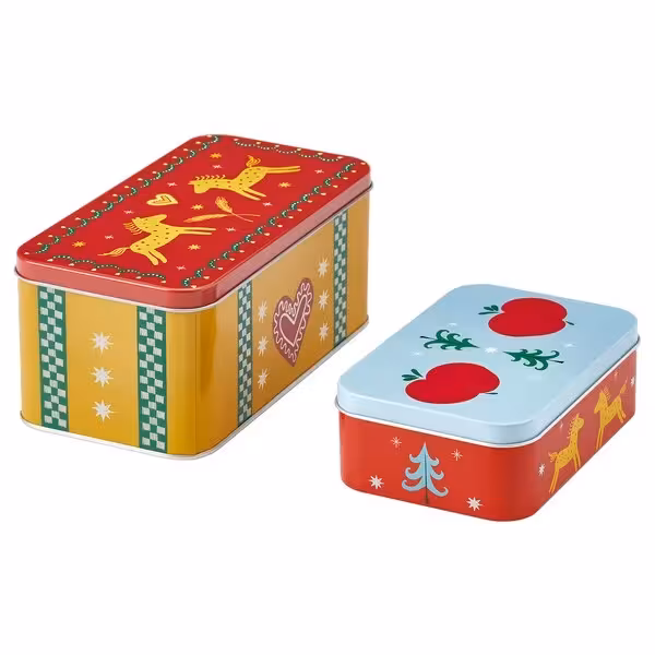 جعبه فلزی ایکیا مدل VINTERFINT کد 505.561.48 بسته دو تایی