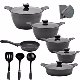 سرویس پخت و پز یونیک 16 پارچه مدل گرانیتی کد 7949