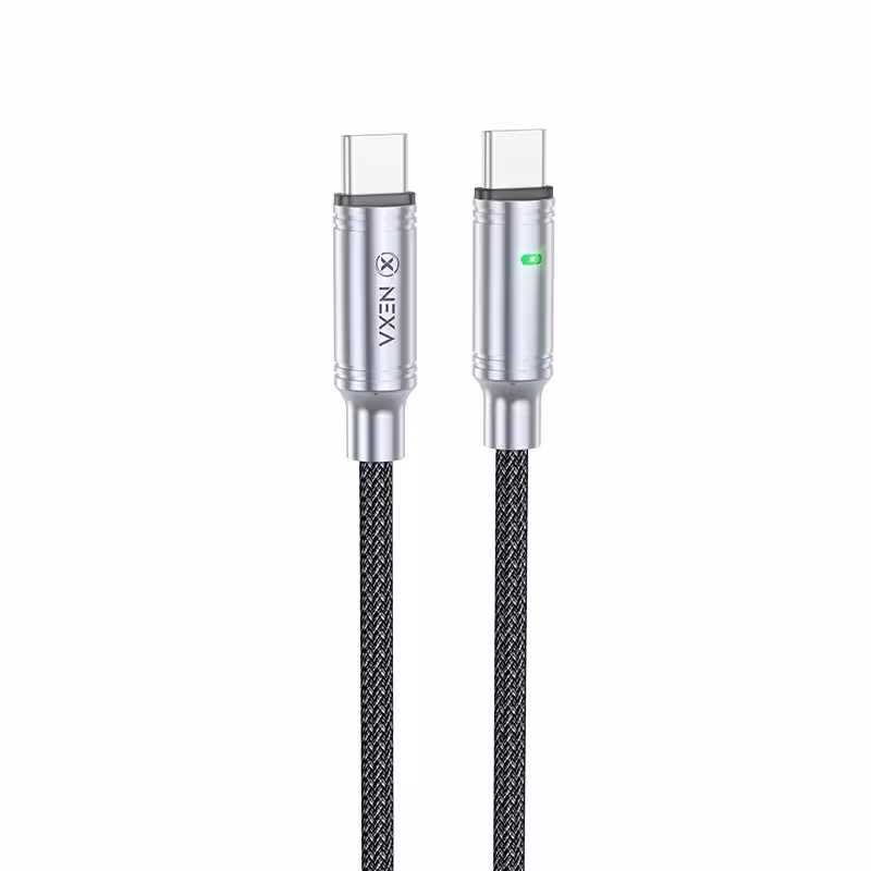 کابل شارژ 60 وات نکسا مدل  L70 با سری تایپ سی به تایپ سی