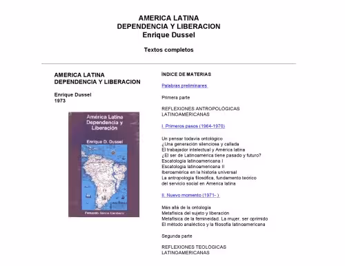 خرید و دانلود نسخه کامل کتاب America latina - Dependencia y liberacion