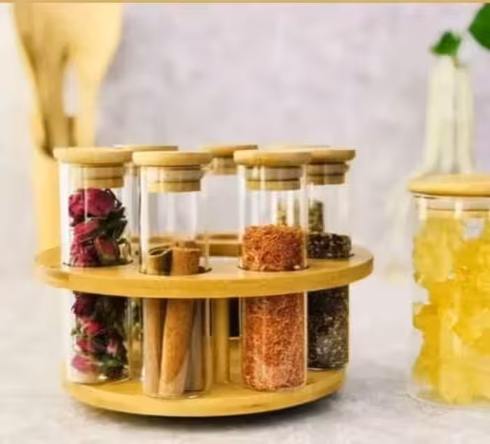 ست جا ادویه 6 تایی پیرکس گردان