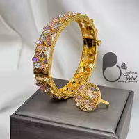 دستبند و انگشتر فلاور رنگی