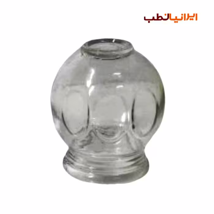 لیوان شیشه ای بادکش گرم Dr.R شماره 3 کارتن 30 عددی