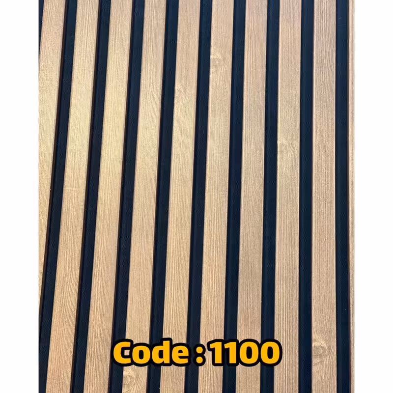 ترمووال فوم پنل کد 1100، مغزMDF روکش PVC سایز50 در 280 cm، عرض چوب 3cm (ارسال با باربری از تهران به کل کشور) (پس کرایه)