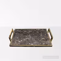 سینی طلایی سنگی گلسا