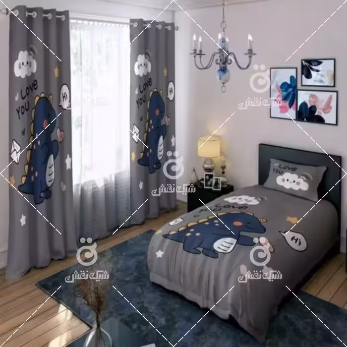 روتختی سه بعدی طرح دایناسور کد 296