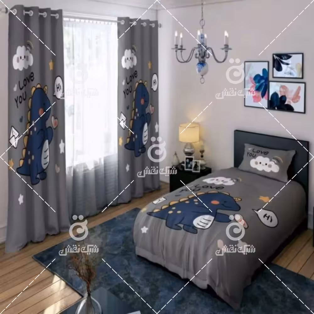 روتختی سه بعدی طرح دایناسور کد 296