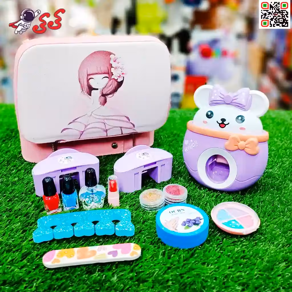 استمپر ناخن دست و ست آرایشی کیفی اورجینال Make up pretty toy