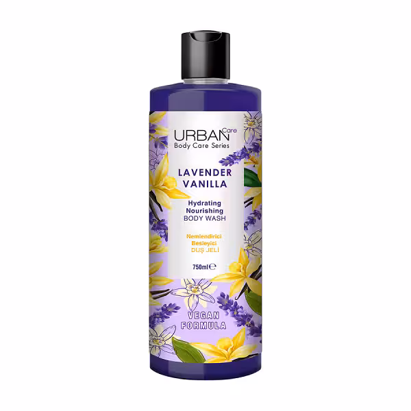 شامپو بدن آبرسان و مرطوب کننده اوربن کر Urban Care رایحه لوندر و وانیل حجم 750 میل