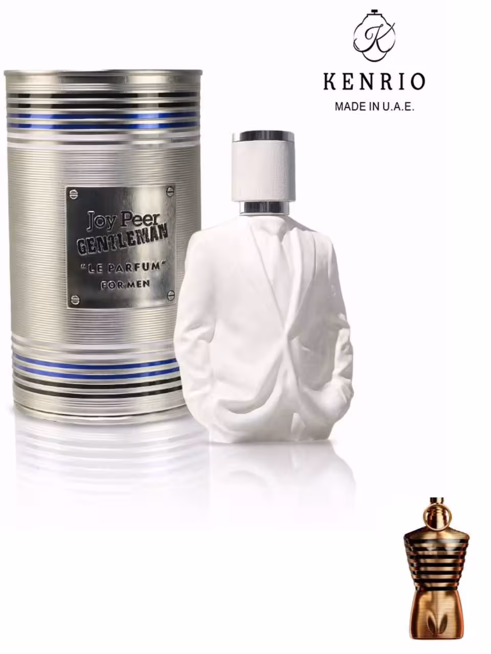 ادکلن کنریو سفید (Joy Peer Gentleman): EDP مردانه، خنک، ادویه‌ای و تقویت‌کننده اعتماد به نفس
