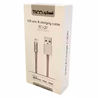 کابل شارژ اورجینال لایتنینگ تسکو مدل TC i27 مشکی