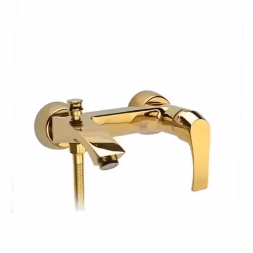 شیر حمام مدل لوتوس طلایی