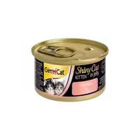 کنسرو بچه گربه مدل Shiny مرغ برند Gim Cat جیم کت 70 گرمی