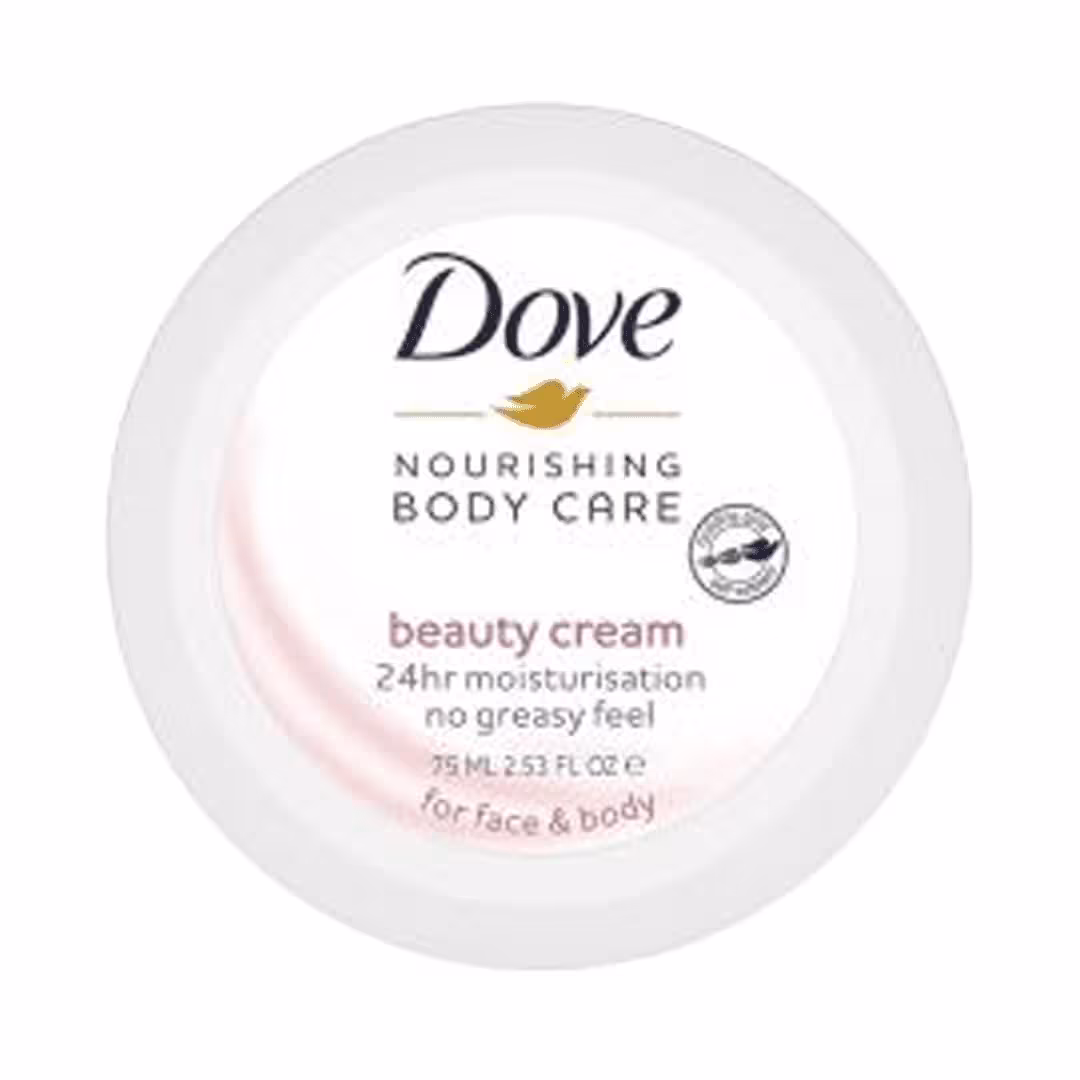 کرم مرطوب کننده تغذیه‌کننده داو 75 میلی‌لیتر Dove Nourishing body care beauty cream