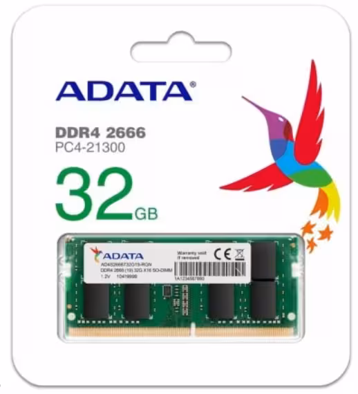 رم کامپیوتر RAM ADATA PREMIER DDR4 32GB 2666