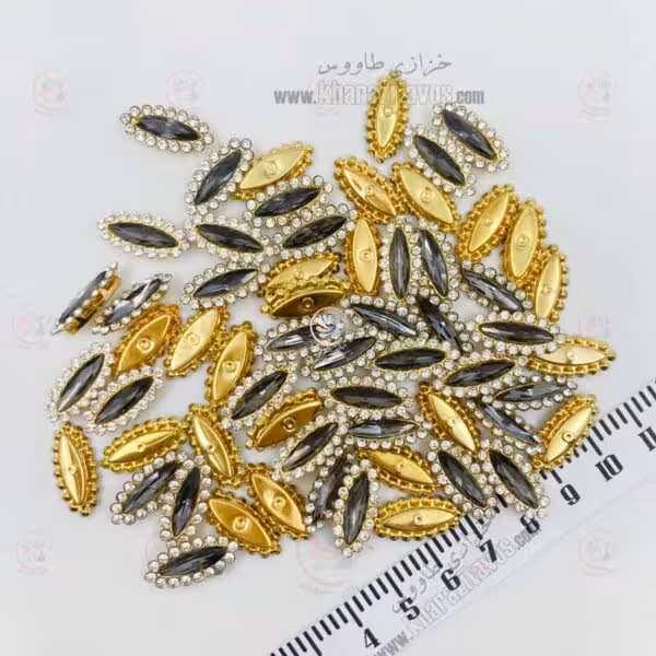 سنگ دور نگین نیزه ای ( دودی )