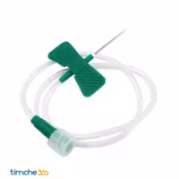 اسکالپ وین (سوزن پروانه ای) گیج 21 سبز بسته 100 عددی