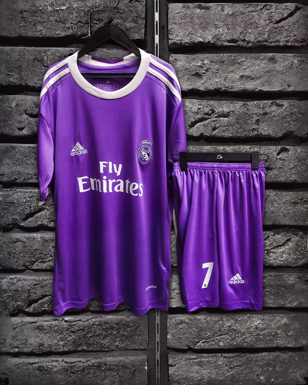 کیت رونالدو رئال مادرید بچگانه 2017 بنفش