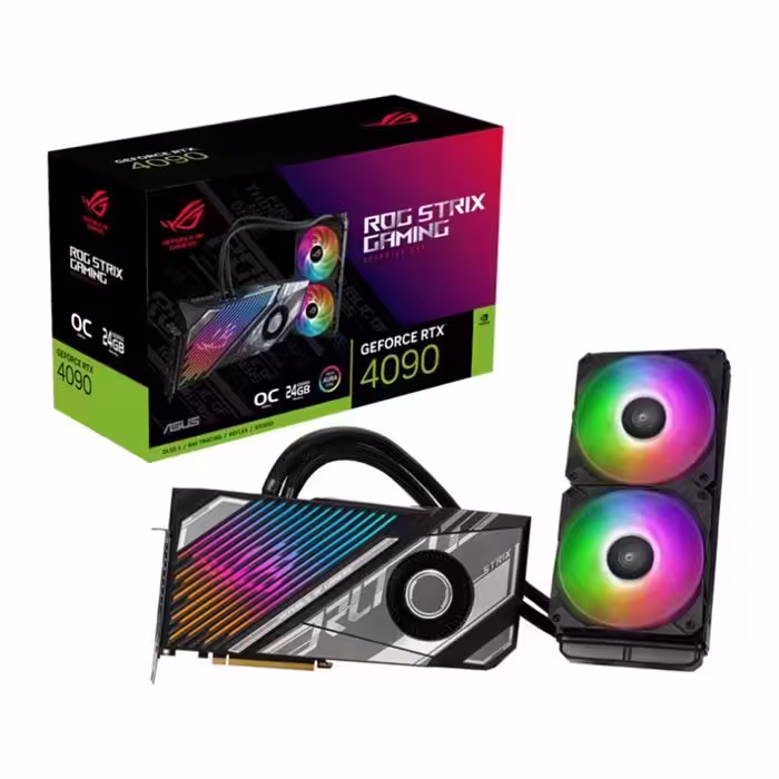کارت گرافیک ایسوس ROG Strix LC GeForce RTX 4090 24GB GDDR6X OC Edition