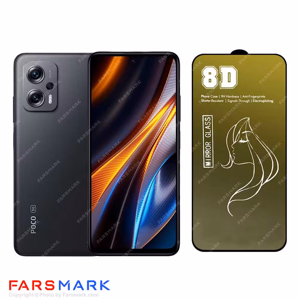گلس آینه ای مناسب برای شیائومی Xiaomi Poco X4 GT