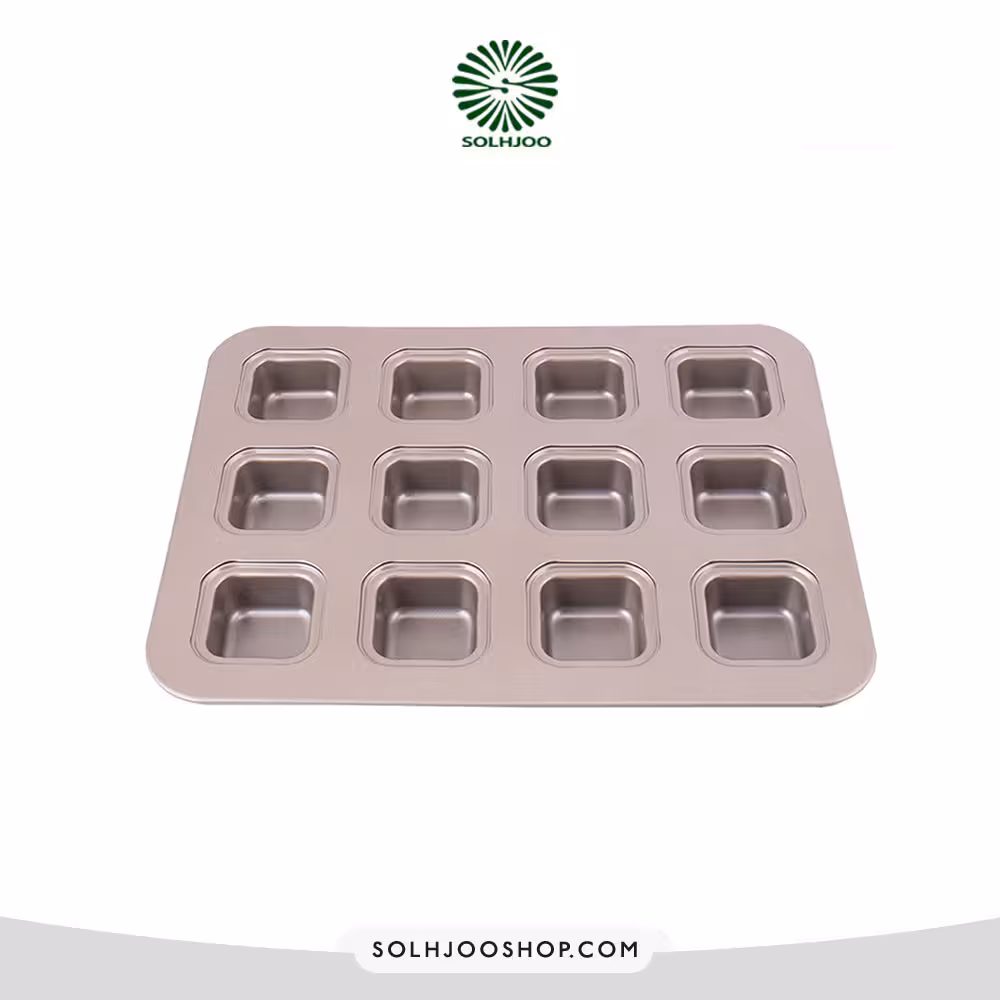 قالب تفلون مافین مربع 12 خانه
