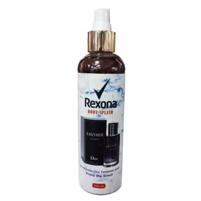 بادی اسپلش مردانه رکسونا Rexona مدل ساواج SAUVAGE حجم 250 میلی لیتر