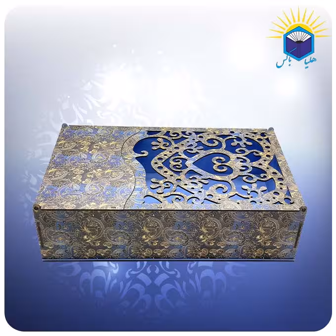 جعبه هدیه دو در  10*25*40 طرح بته جقه