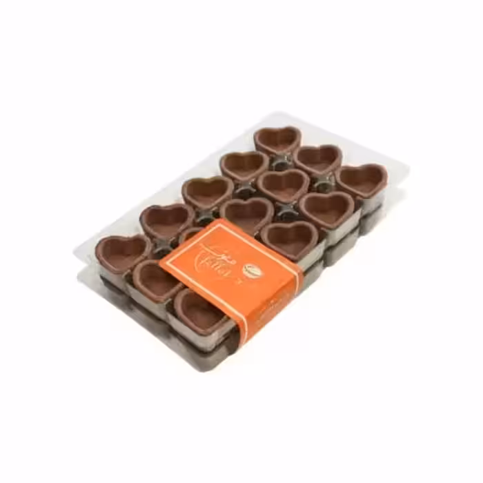 نان تارت قلبی شکلاتی فلوت