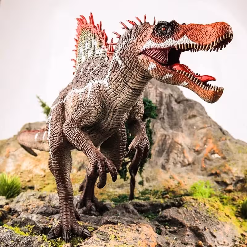 اکشن فیگور مدل دایناسور فک متحرک طرح Spinosaurus