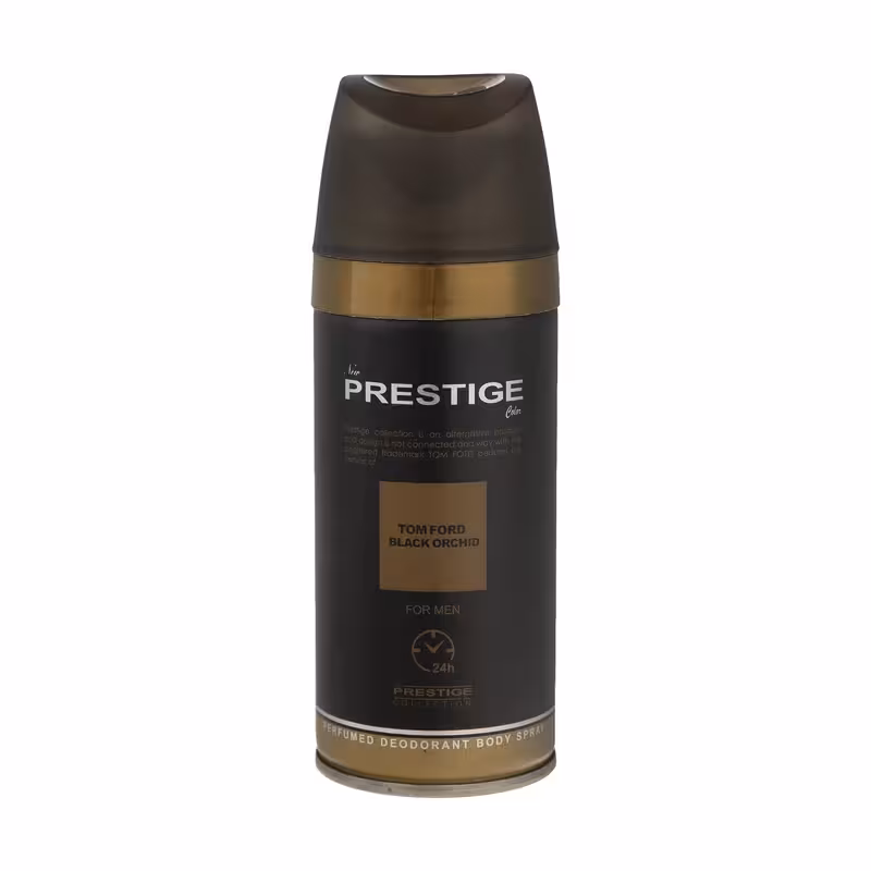 اسپری خوشبو کننده بدن مردانه پرستیژ مدل TOM FORD BLACK ORCHID حجم 150 میلی لیتر