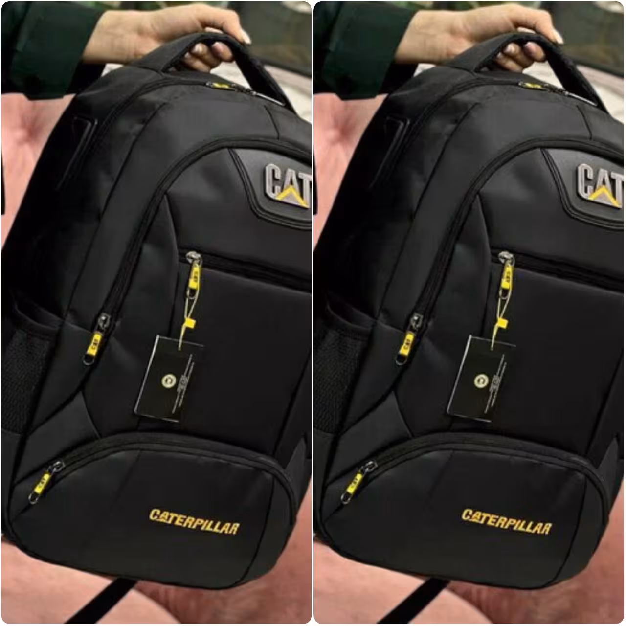 کوله دانشجویی مدل ژیکو جنس برزنتی محکم