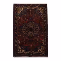 فرش دستباف سه متری طرح لچک ترنج کد 40206119