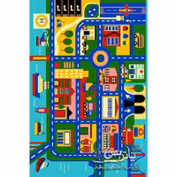 فرش گلیم پاتریس شهر آبی 400 شانه