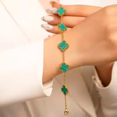 مدل جدید دستبند ونکلیف استیل ضد حساسیت. کد D413..