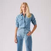 قیمت و خرید پیراهن زنانه آبی لیوایز مدل ESSENTIAL LIGHTWEIGHT WESTERN SHIRT اورجینال