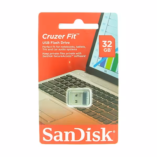 فلش سن دیسک Cruzer Fit ظرفیت 32 گیگابایت