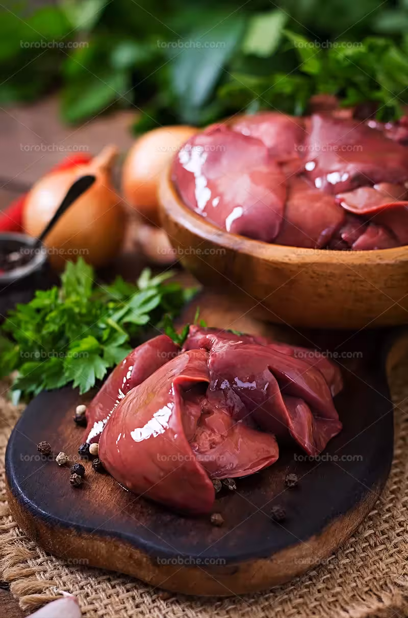 عکس جگر خام | گرافیک با طعم تربچه