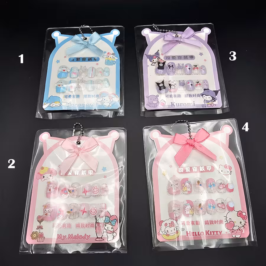 پک ناخن مصنوعی طرح کرومی