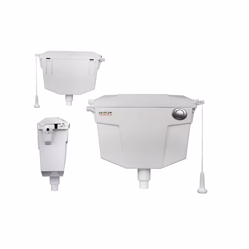 فلاش تانک روکار ایران مدل ساحل دکمه ای – اهرمی