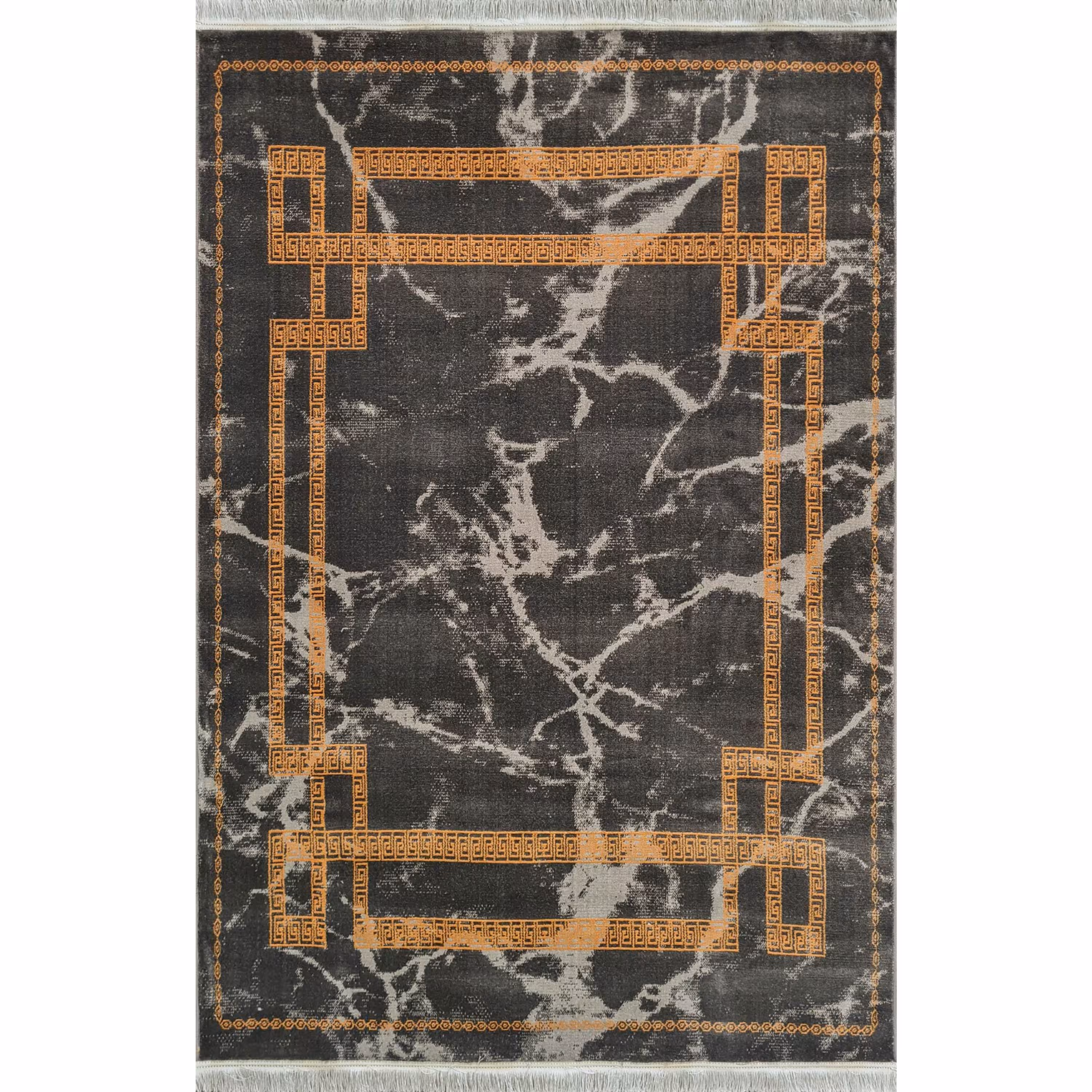 فرش ماشینی افرند طرح پتینه 500 شانه کد 6641 (چهار متری)