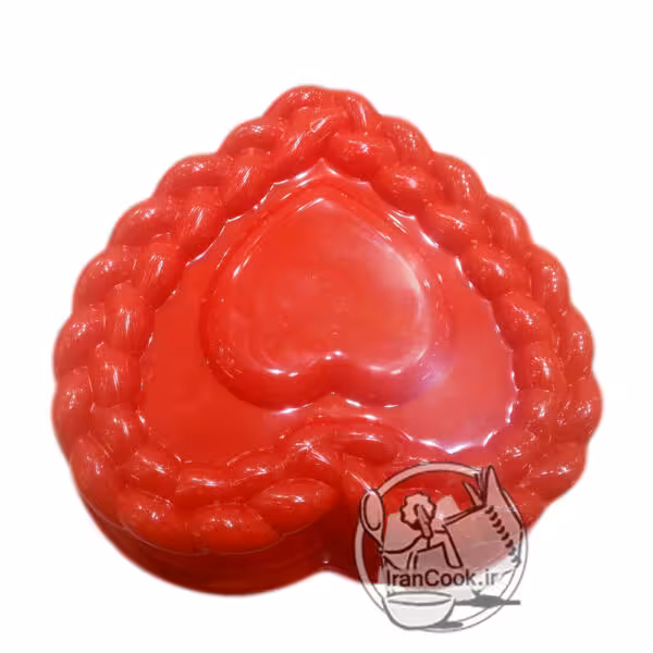 قالب ژله پلاستیکی قلب دور بافت