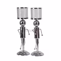 شمعدان AR5012 - نقره‌ای