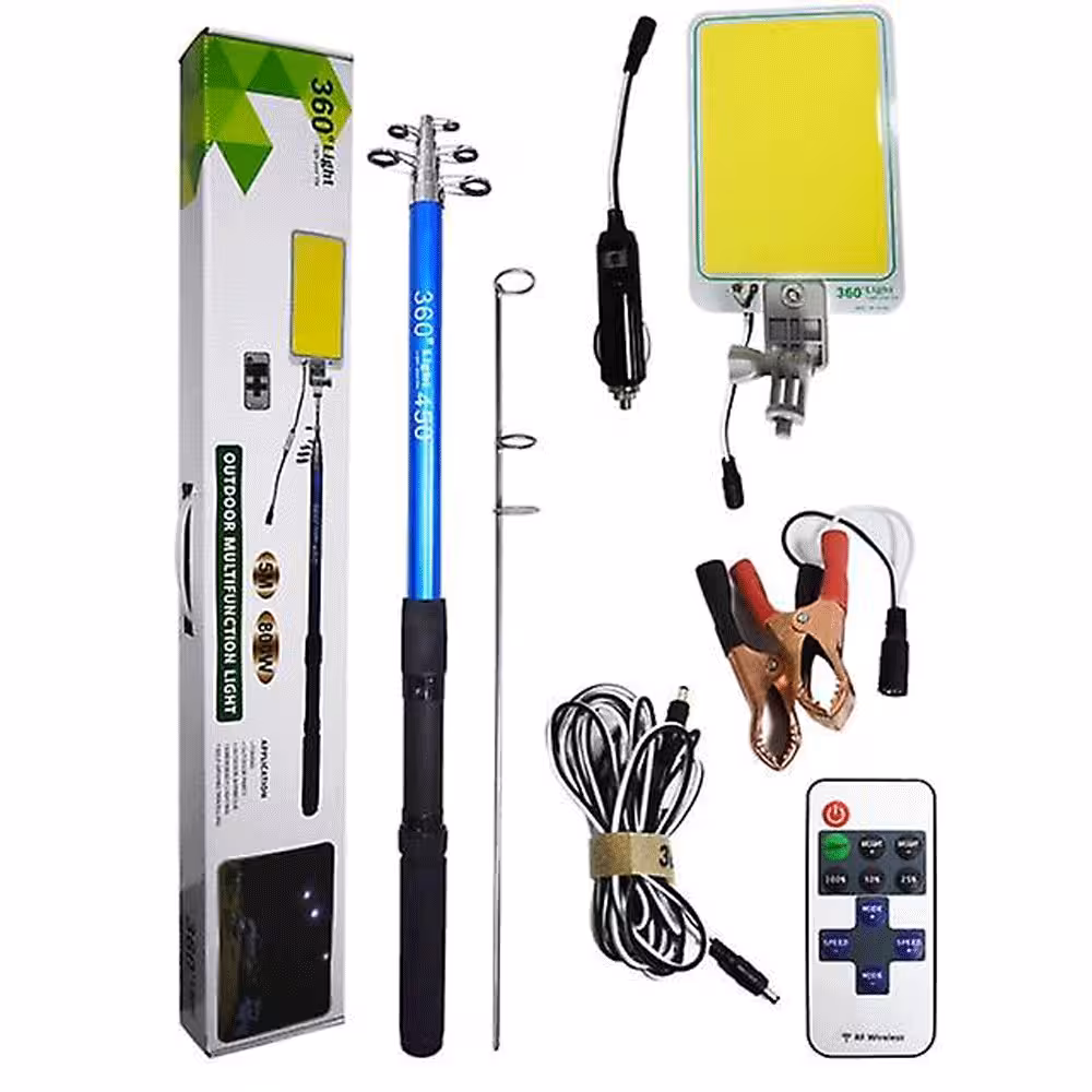 چراغ کمپینگ 360 لایت 800 وات FR-03 COB/RF