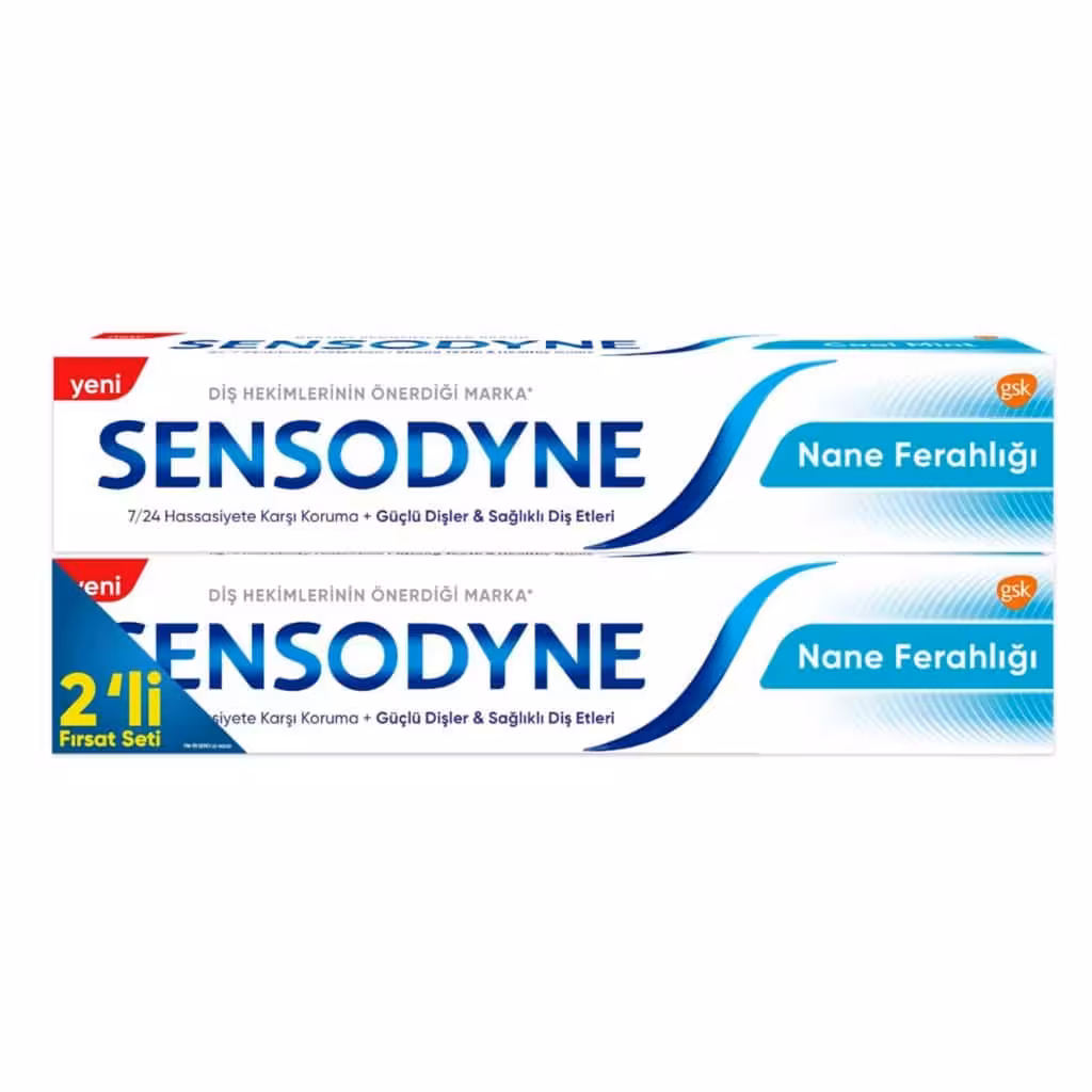 خمیر دندان سنسوداین Sensodyne مدل Nane Ferahligi بسته 2 عددی