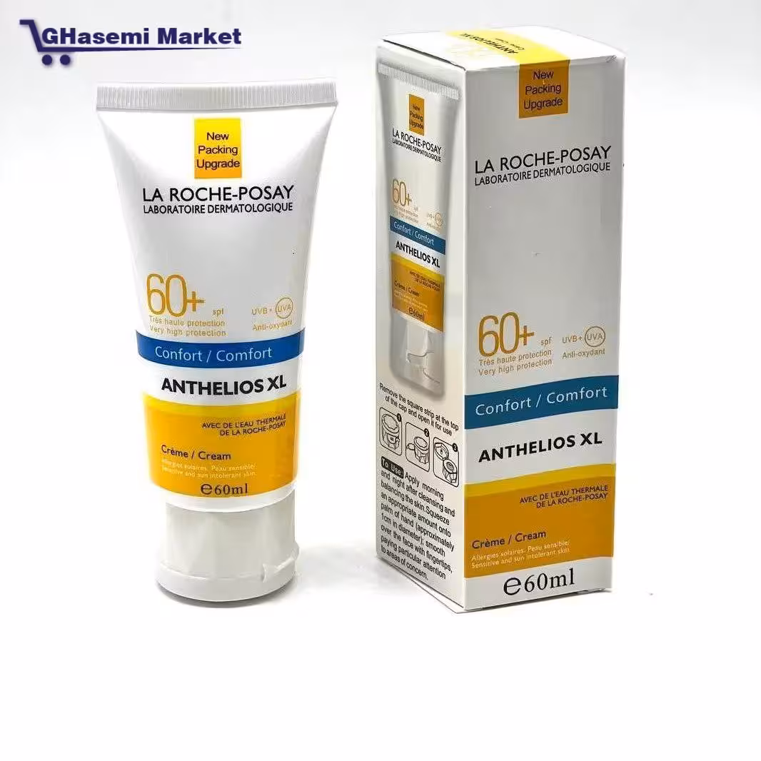 کرم ضد آفتاب بی رنگ و ضد لک لاروش پوزای SPF 60 Colorless and anti-stain sunscreen cream Larva Pooza SPF 60