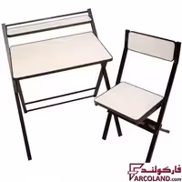 ست میز تحریر و صندلی مدل تاشو دانشجویی کد 33