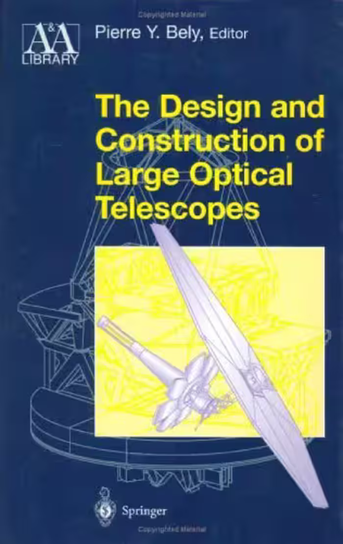خرید و دانلود نسخه کامل کتاب The design and construction of large optical telescopes