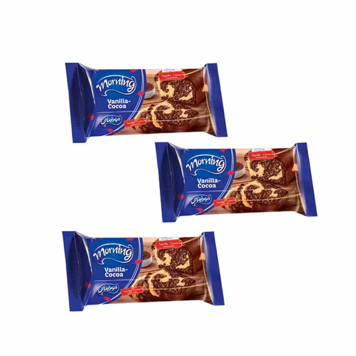 کیک مورنینگ شیرین عسل 100 گرمی بسته 24 عددی